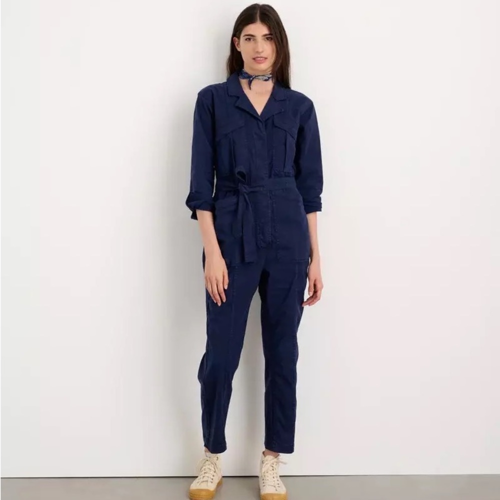 Alex Mill Navy Utility Jumpsuit